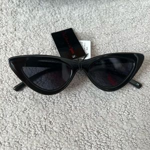 Le Specs Lolita cat eye sunglasses, NWT